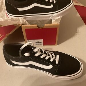 Vans Black & White Old Skool Low-Top Sneakers